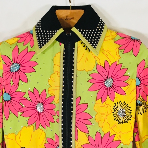 Diane Olsen Show Shirt Horse western 7/8 Small - Picture 4 of 7